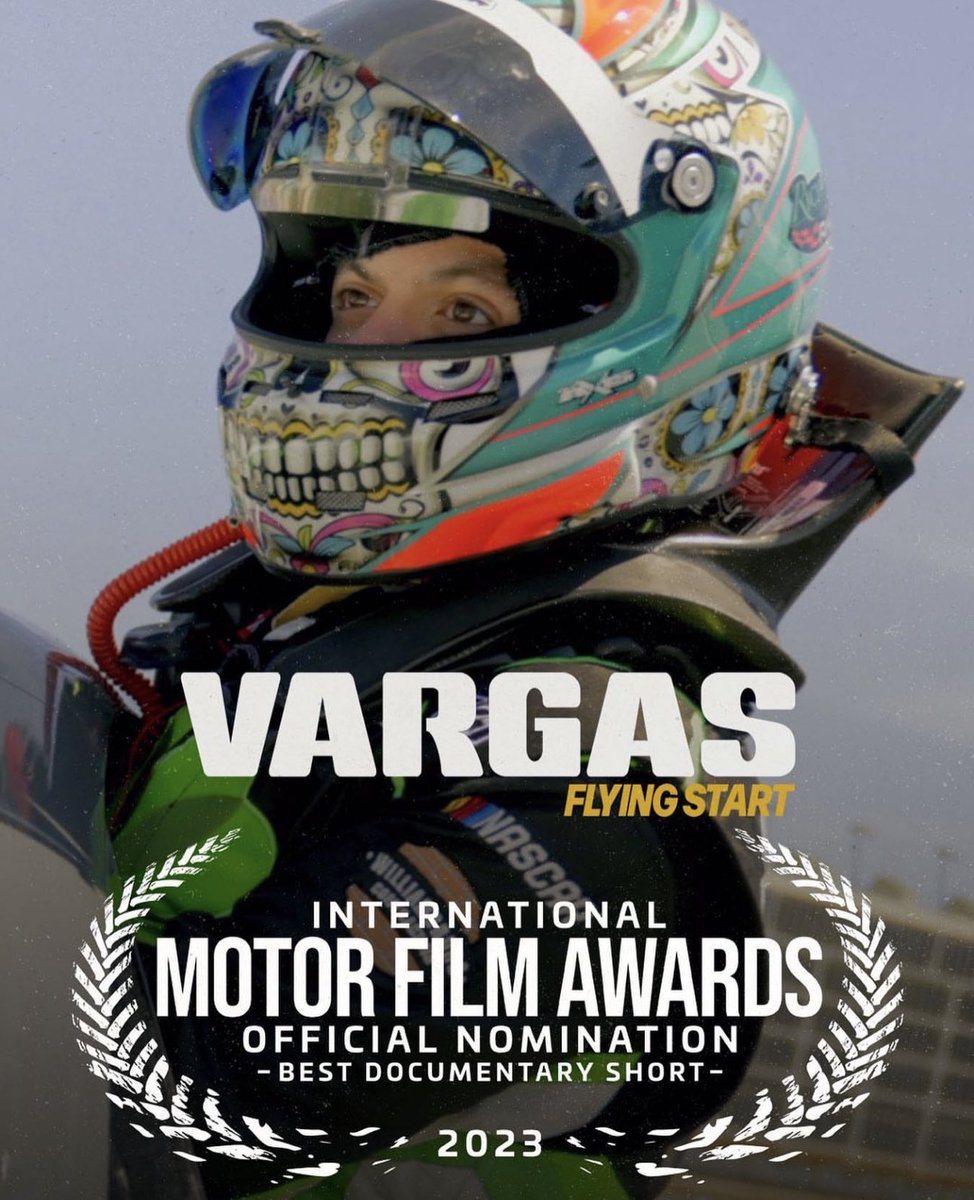 RyanVargas_23's tweet photo. HUGE!

So stoked that our short documentary “VARGAS: Flying Start” was nominated for Best Documentary Short by the @motorfilmawards!

Fantastic work all around by the @engledigital folks. This is awesome!🙌🏼 https://t.co/cmYWIgA3fq