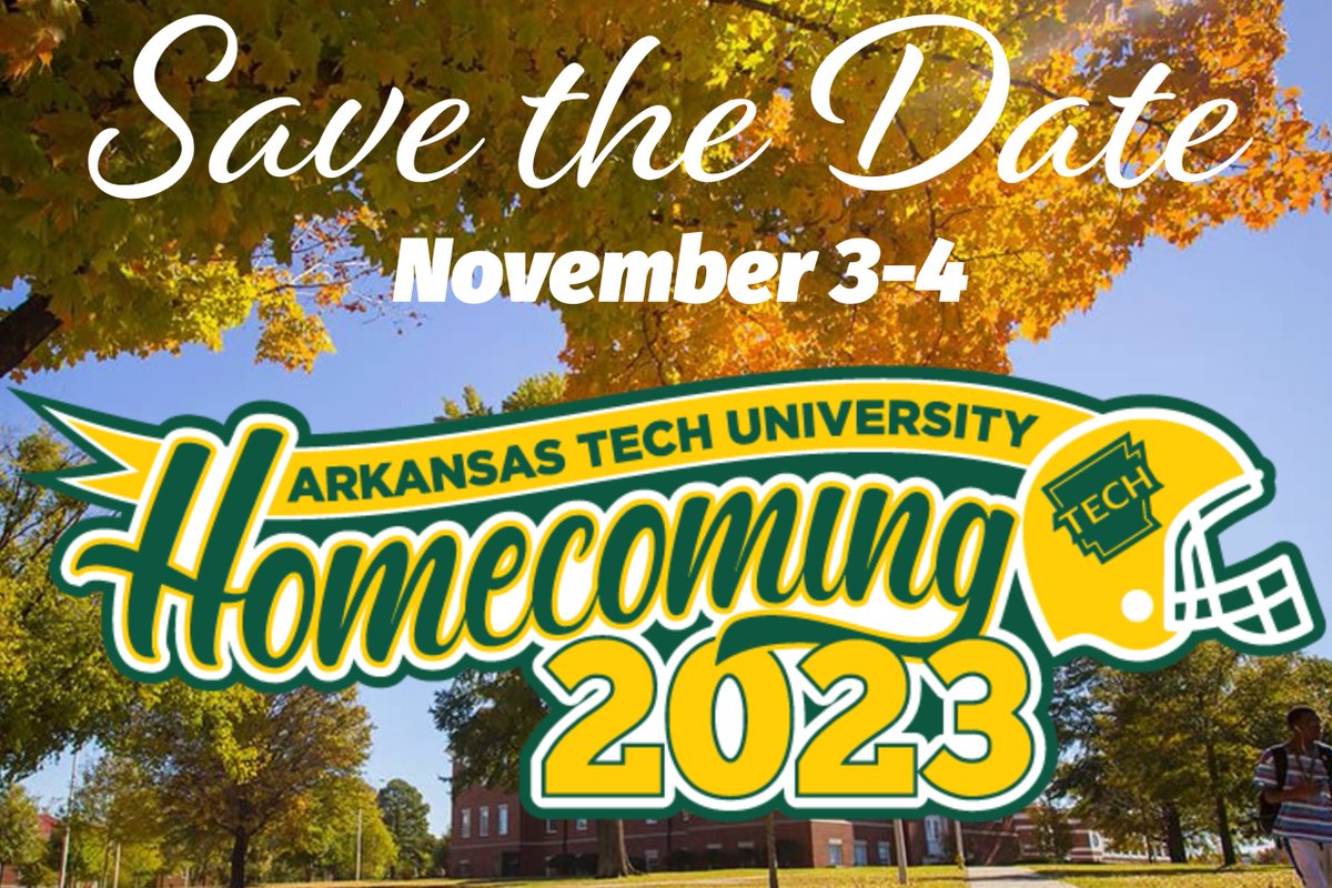 Save the date for ATU HOMECOMING!! Nov. 3 &amp; 4!
Learn more at atualumni.com/homecoming.