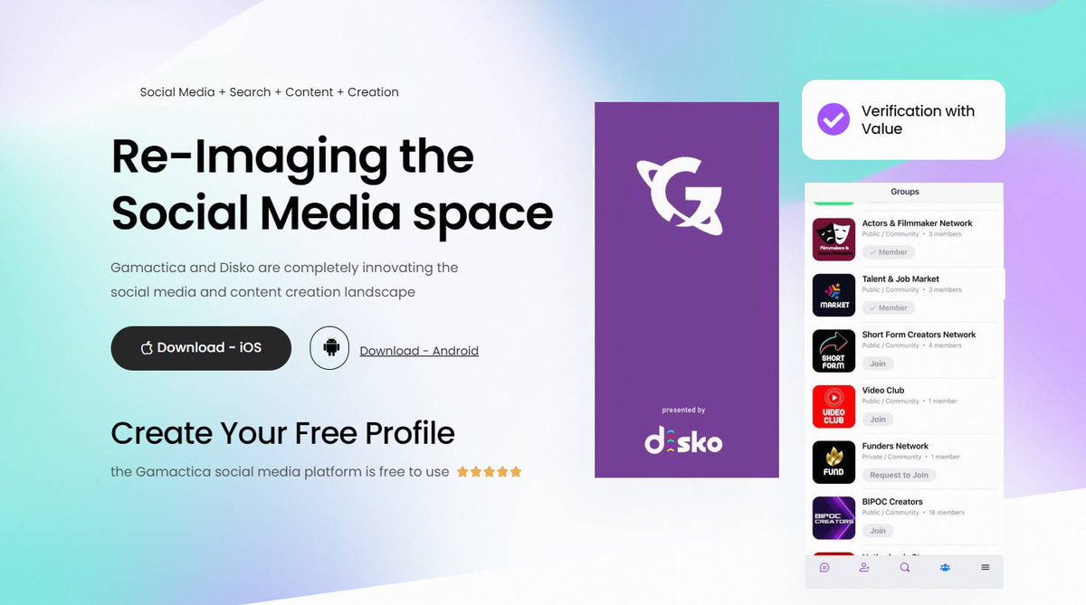 Our new section on Gamactica demonstrates our strategy and approach to building our social media platform

➡️gamactica.com/social