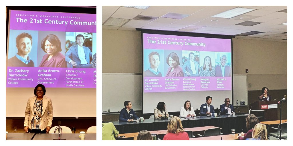 ncIMPACTsog's tweet photo. In August, @NCChamber hosted the Education & Workforce Conference. Our own @Anita4NC joined leaders to discuss, "Are we preparing our students and workforce to thrive in the 21st Century Community?" Learn more: https://t.co/oTzreCzsL5 #WorkReadyNC #ncIMPACT #CarolinaAcross100 https://t.co/WrppVbEbSr