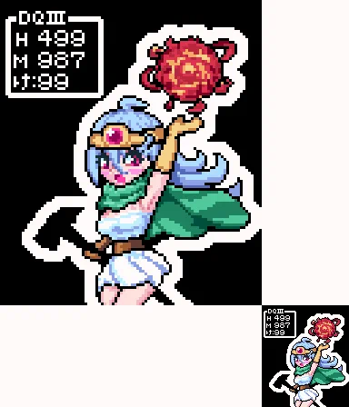 #ドット絵 #DQ3 