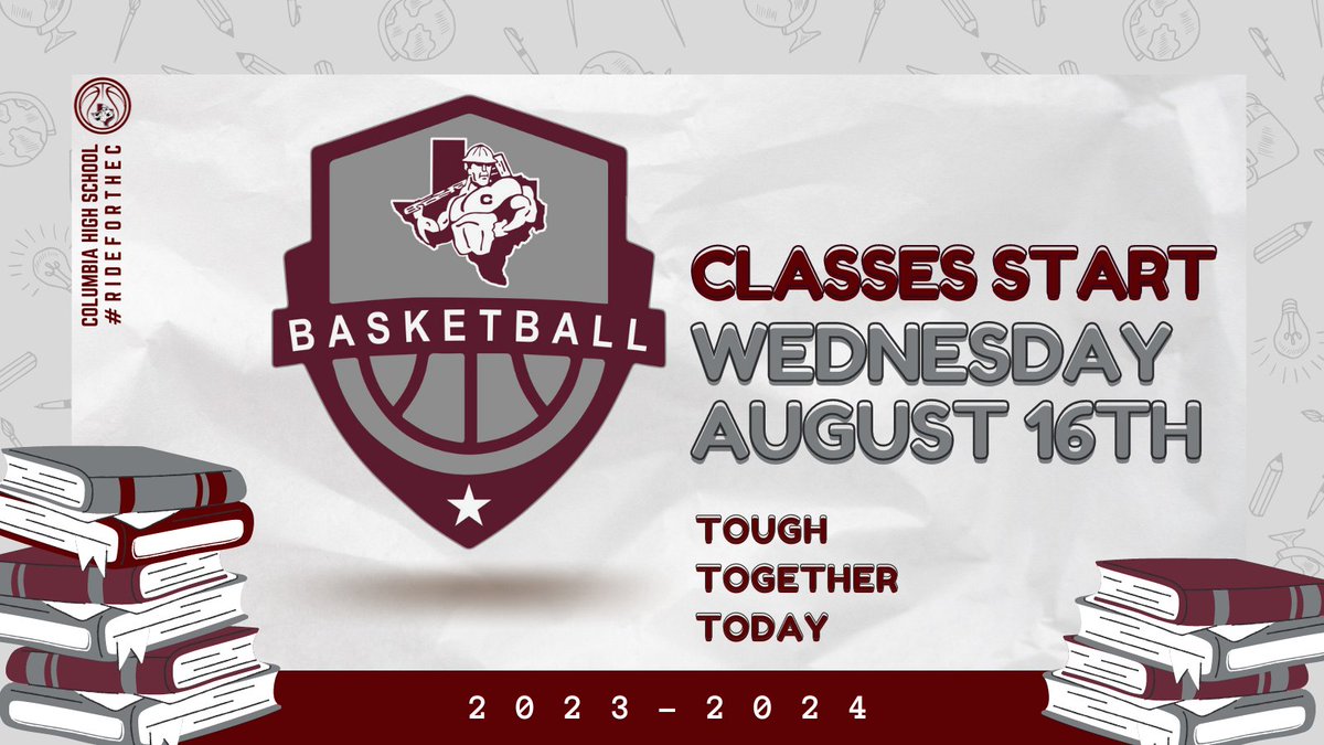 Excited to get the 2023-2024 school year started!! Can't wait to see everyone tomorrow! @CHS_Roughnecks @CBISDTx #ToughTogetherToday #RideForTheC #BePresent