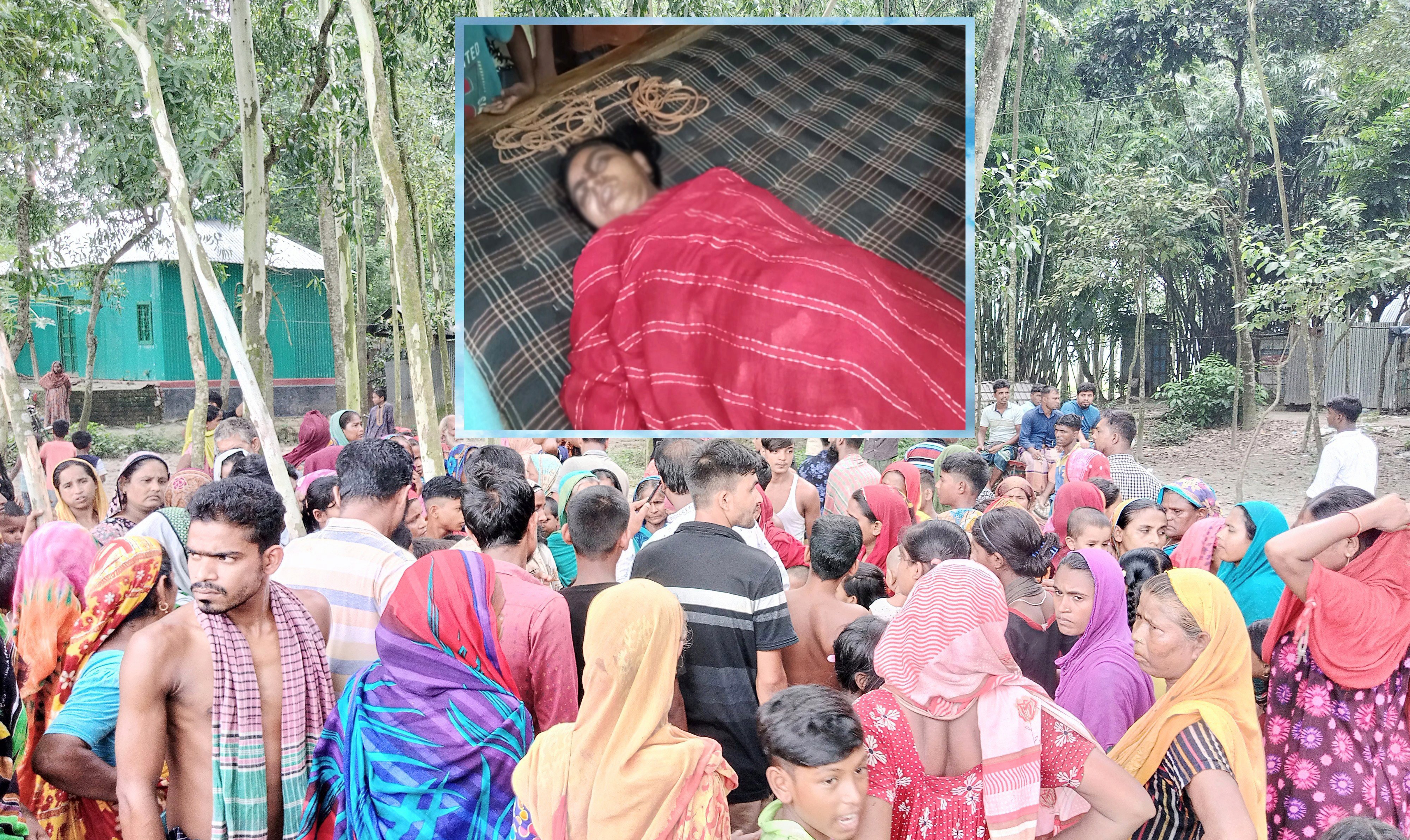 সরিষাবাড়ীতে দুই সন্তানের জননীর গলায় ‘ফাঁস‘