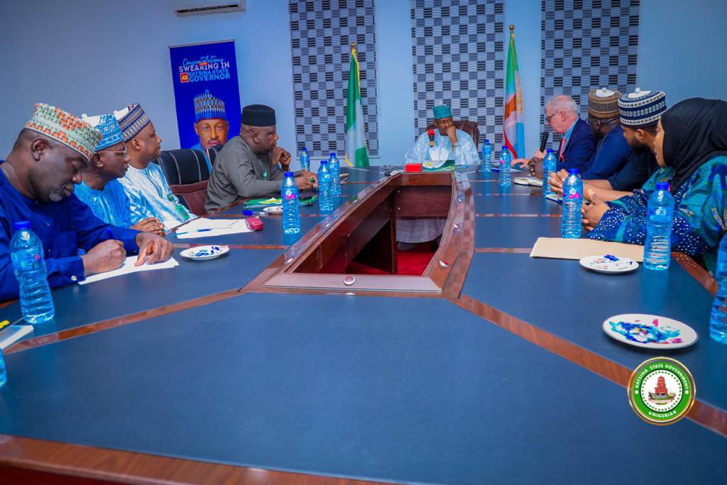 dikko_radda's tweet photo. I received in the audience the Chief of Mission of the International Organization for Migration (IMO), Mr. Laurent De Boeck, for a courtesy visit. Mr. Laurent was in Katsina State for Conflict Mitigation Project Launch &amp; Community Reconciliation in North West, Nigeria. https://t.co/nPkvarYPHw