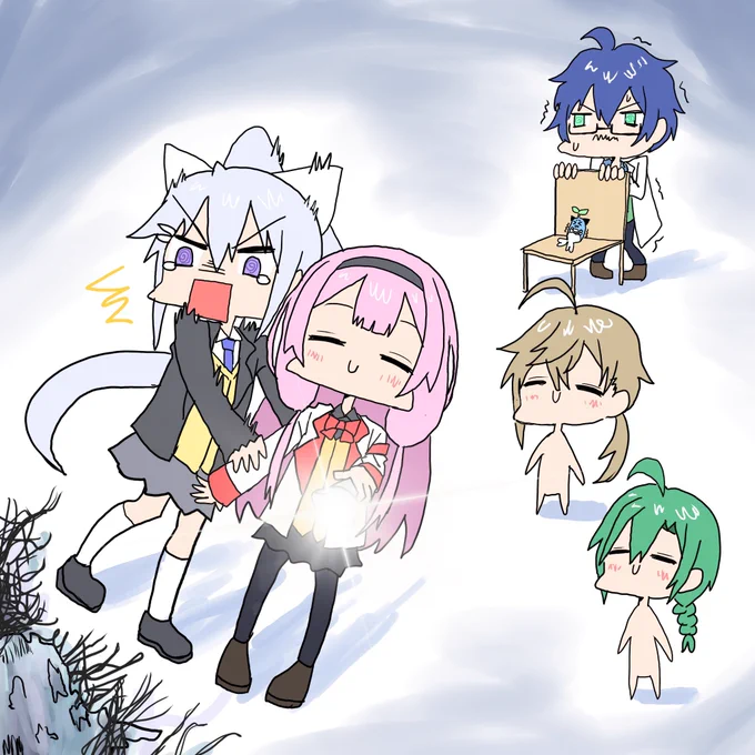 とても面白くて充実した生配信でした。僕自身もホラーは苦手だけど、人が怖がっている様は面白い不思議。#七次元生徒会 #七次元掲示板 #でろあーと #描くンゴ #まめねことレオス #緑仙はやく見ろ #かな絵 