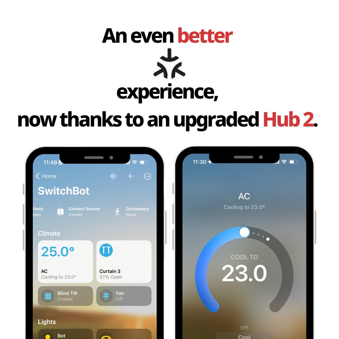 SwitchBot's tweet image. New blog post! Hub 2 has been updated, and there are a ton of new Matter features added, but one that's worth mentioning is... SwitchBot Bot is now Matter compatible! So what else have we done? Well, click the link here to find out... switchbot.vip/459TYlF