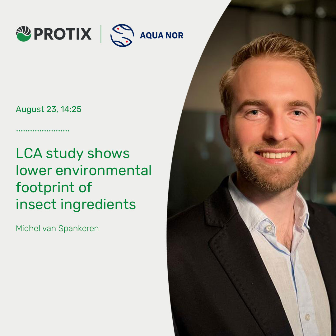 Protix_official's tweet photo. Looking forward to #AquaNor2023. Our aquaculture expert Michel van Spankeren will talk about how feeding fish insects helps save the planet.
📅 August 22-24
📍 Trondheim, Norway
🕒 14:25-14:40h. (23rd)
🏢 meeting room Dronning Maud
See you there? #change #bigbluefuture https://t.co/zdcEnfr54x