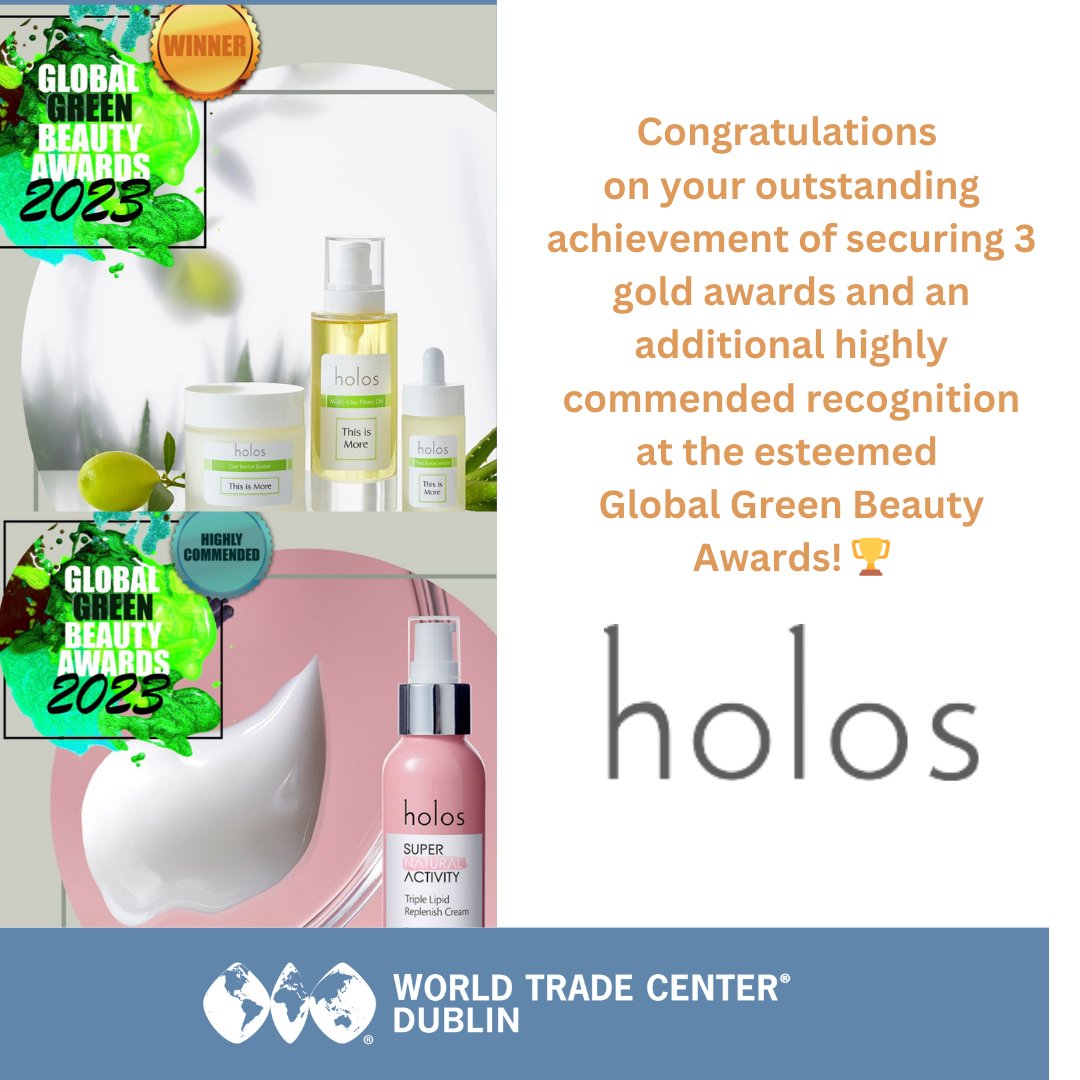 🎉 Congratulations to @holosskincare for their incredible achievement at the Global Green Beauty Awards! 🏆🌿This is a true testament to their dedication to innovative, plant-based skincare that nourishes the skin naturally. #GlobalGreenBeautyAwards #NaturalBeauty #holosskincare