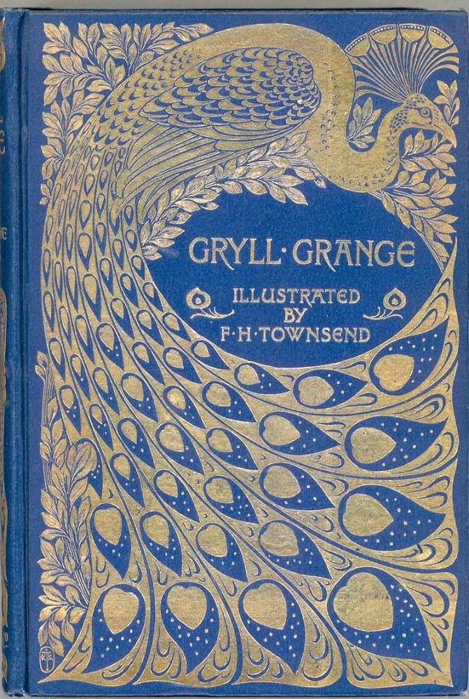 Art Nouveau binding from 1896 for “Gryll Grange” by American designer Albert Angus Turbayne (1866-1940).

Photo: Simon Cooke