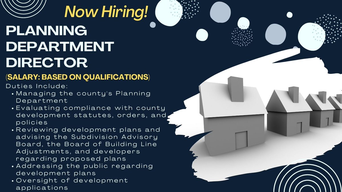 HidalgoHR1's tweet photo. Hidalgo County is looking for the next Planning Department Director!

Interested? Visit our website to learn more and apply online.

Link: https://t.co/QoiSUx1kKS https://t.co/T5VDKqtM8D