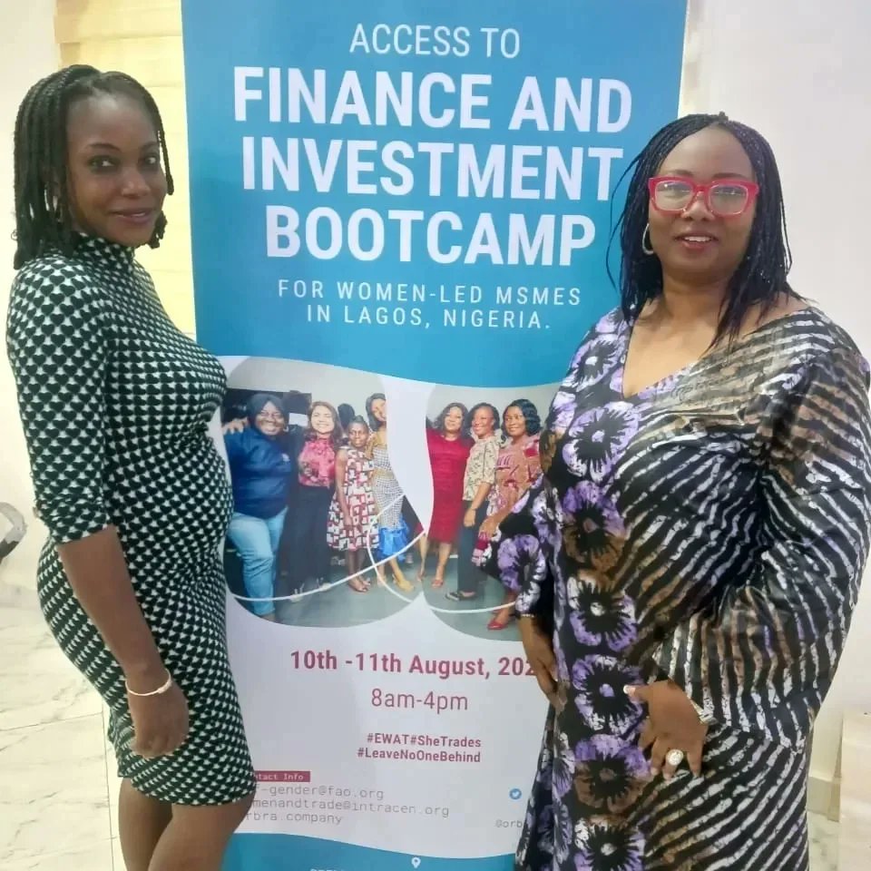 Celebrating the incredible success of #SheTrade2023 in Lagos! 💃 Empowered by inspiring sessions, meaningful connections, and a shared vision for women in trade.  #empowerwomen #tradeforchange #womeninbusiness #womeninagriculture #training #womenforchange #EWAT #leavenoonebehind