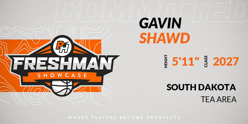 Welcome Class of 2027 Gavin Shawd (<a href="/gavinshawd4/">Gavin Shawd</a>) of Tea Area HS to the <a href="/PrepHoopsDakota/">Prep Hoops Dakotas</a> Showcase @ Avera Sports Center. 

🔥🏀 #PHFreshmanShowcaseDAKS 🏀🔥

Register NOW! 👇  
events.prephoops.com/e/795/register…