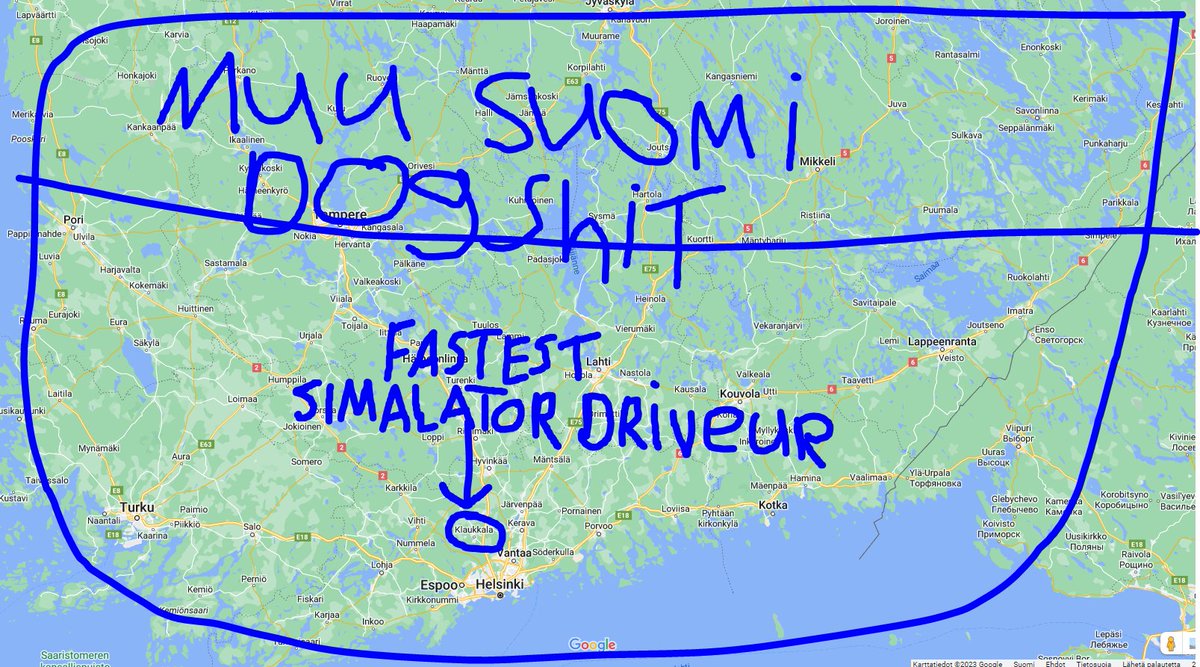 Kojoootti's tweet photo. hello, this is real finnish simalator facktos, im best, see ya best regards your boss coyote https://t.co/0S98vqkvD4