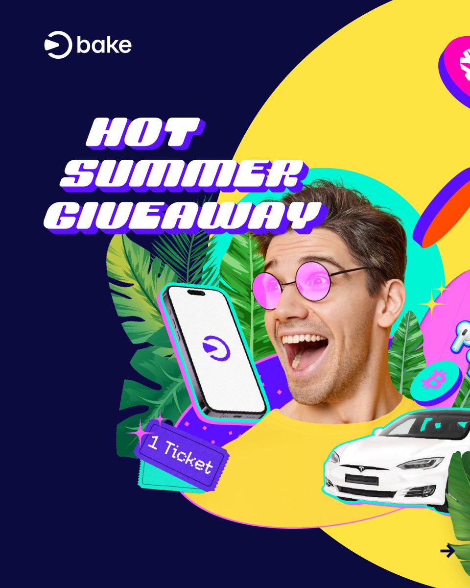 bake_io's tweet photo. Here's how to increase your chances of winning prizes in our Baking Hot Summer Giveaway! 😎☀️

Start your #DCA journey with Bake today 💪

https://t.co/uKkCIYlvLM https://t.co/z9kXYqAbD7
