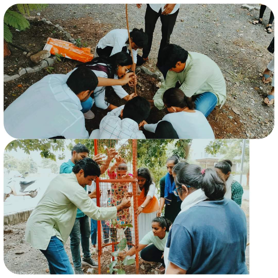 nssmkbu's tweet photo. #वसुधावंदन
#मेरी_माटी_मेरा_देश
 Tree Plantation by Department of  English, M K Bhavnagar University as a part of Independence Day Celebrations.
@_NSSIndia @narendramodi @Anurag_Office @nssgujarat @PMOIndia https://t.co/ugc7StTv44