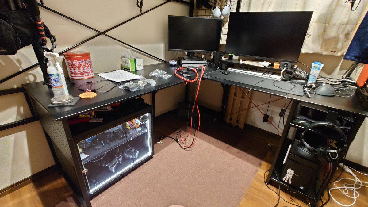 素敵な投稿ありがとうございます！ 「ゲーミングL型コーナーデスク」の