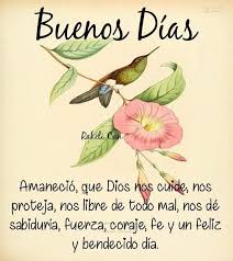 𝐁𝐮𝐞𝐧𝐨𝐬 𝐃𝐢𝐚𝐬!!!

Saludos Y Bendiciones.

DIOS LOS BENDIGA A TODOS 
#InnovarParaCrecer 🙏🙏4