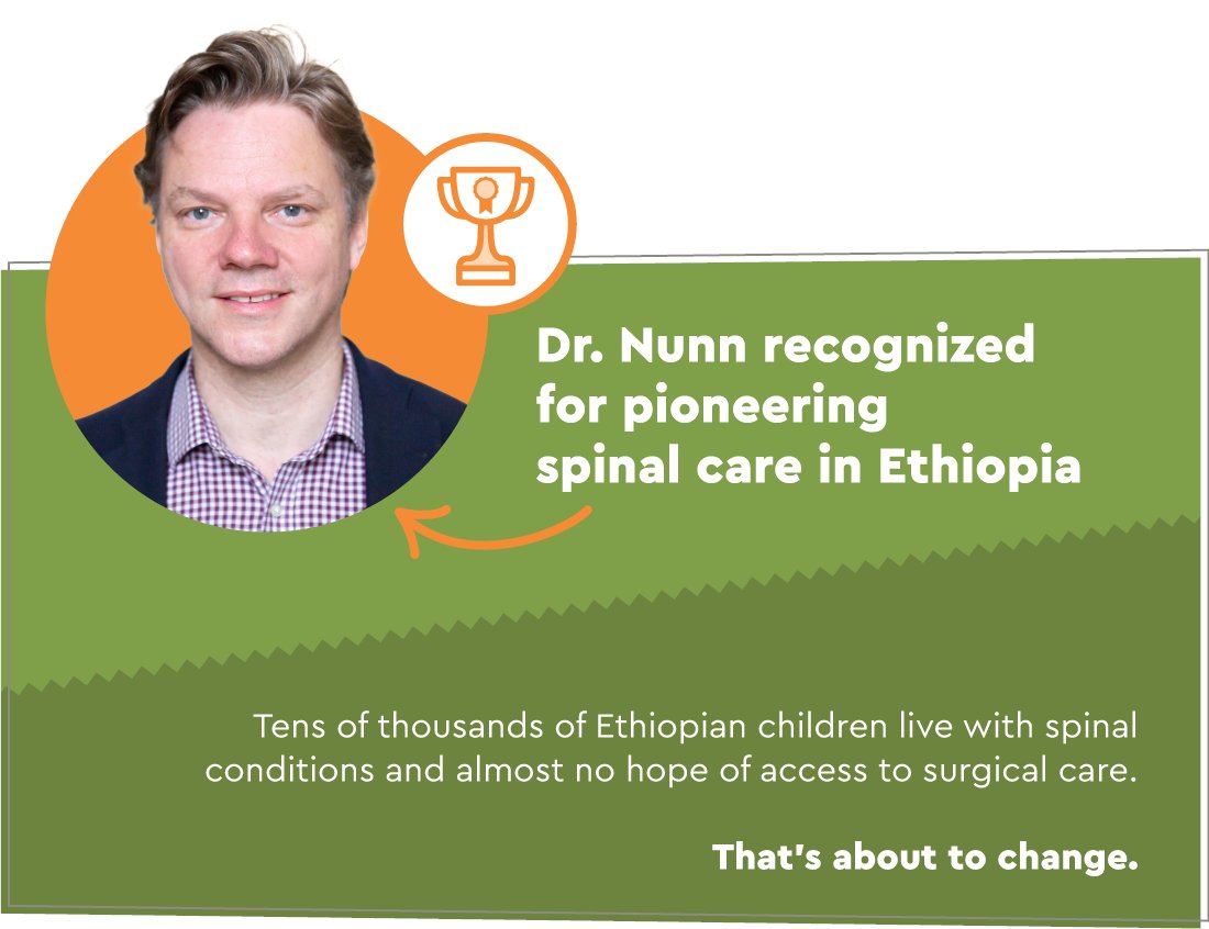 Congrats to Dr Timothy Nunn and the team @CUREethiopia on being awarded the 2022 Gerson L'Chaim Prize for Outstanding Christian Medical Missionary Service! 🥇Read all about the award, and what it means for children in Ethiopia, here: bit.ly/3YyHLom