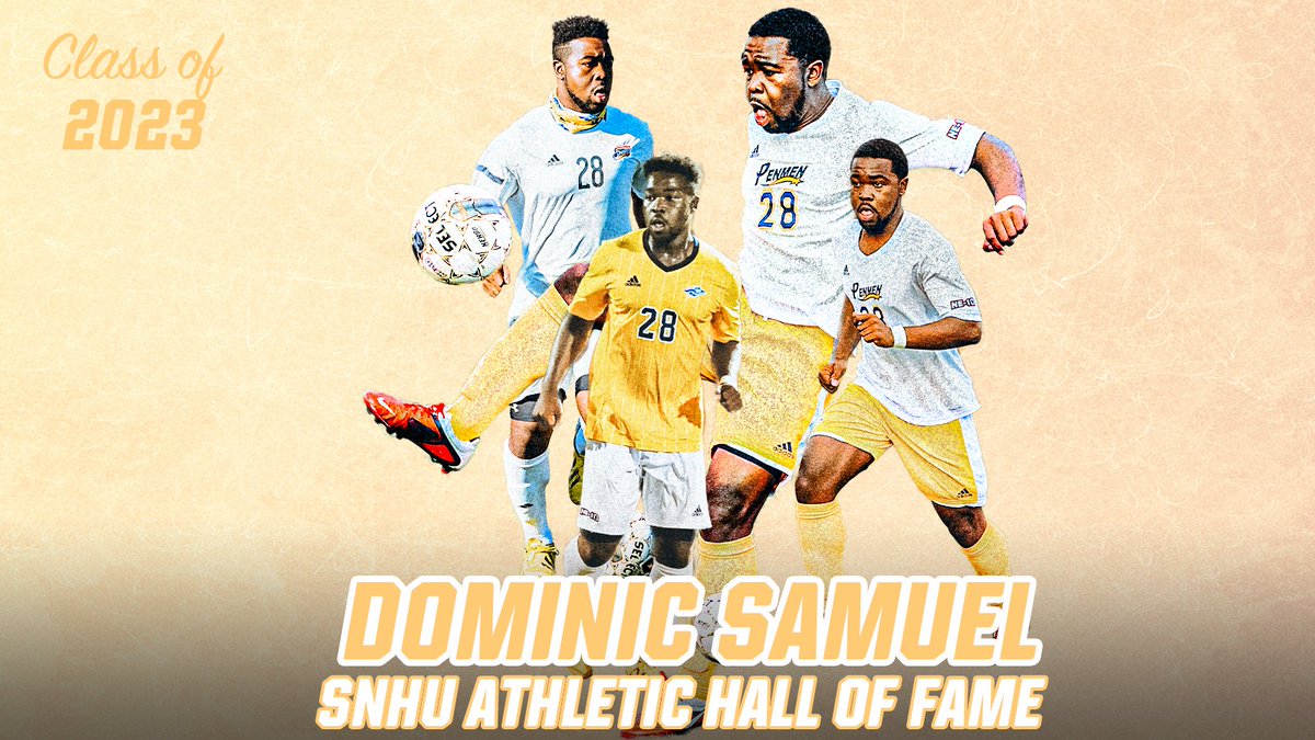 snhupenmen's tweet photo. Today's second inductee into the SNHU Athletic Hall of Fame Class of 2023 is Dominic Samuel!

https://t.co/JhWM6C7LFU https://t.co/1EYAOnfzlY