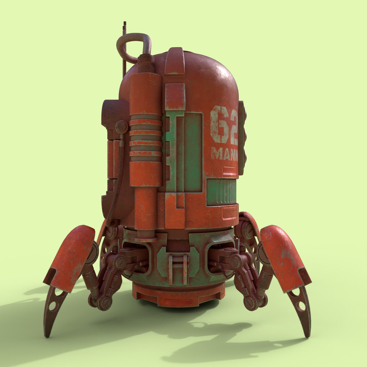 creating_mann's tweet image. SpiderBot texturing using @substance3dart

#3d #texture #spiderbot #adobe