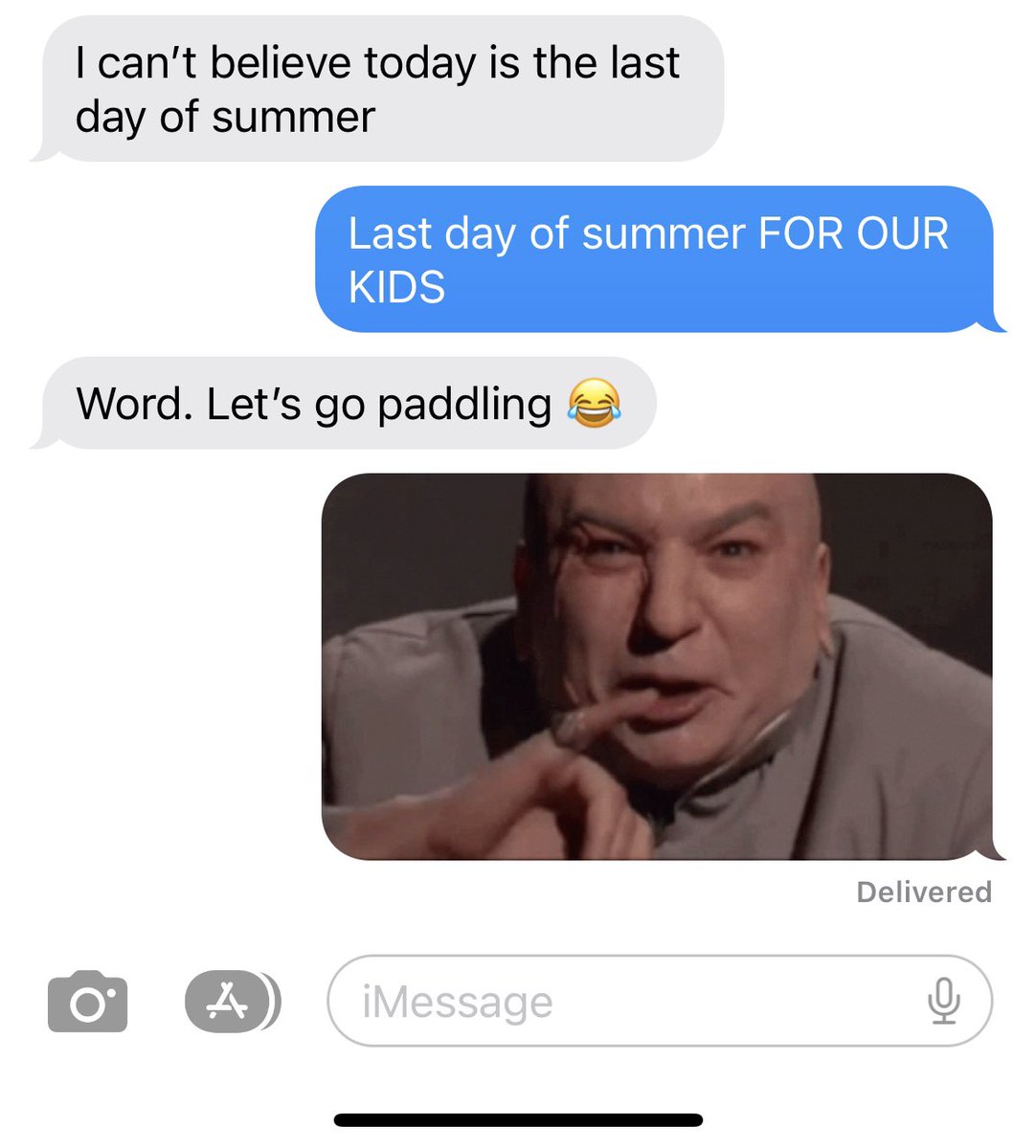 Happy last day of summer to the kids in our school district!