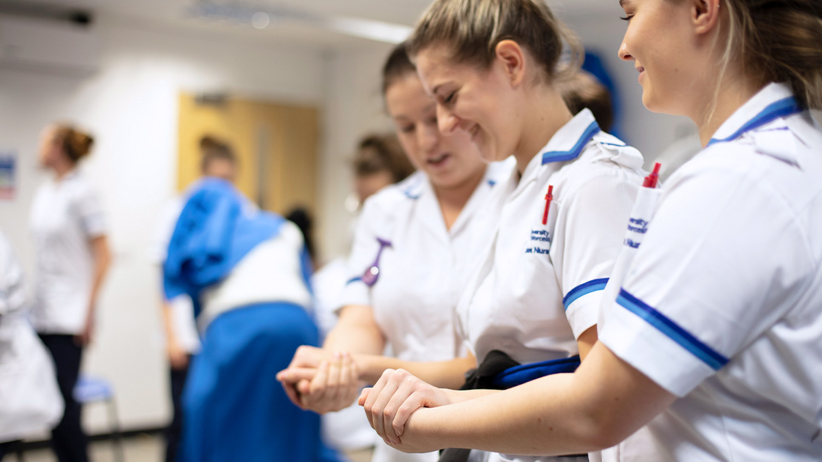 Our Nursing courses blend high-quality teaching with practical work-based learning to create adaptable and skilled nurses 💙🩺 We have additional places available for 2023 entry! Give us a call on 01905 855111 to discuss your options 📞 #WorcesterUni #Clearing23 #clearing