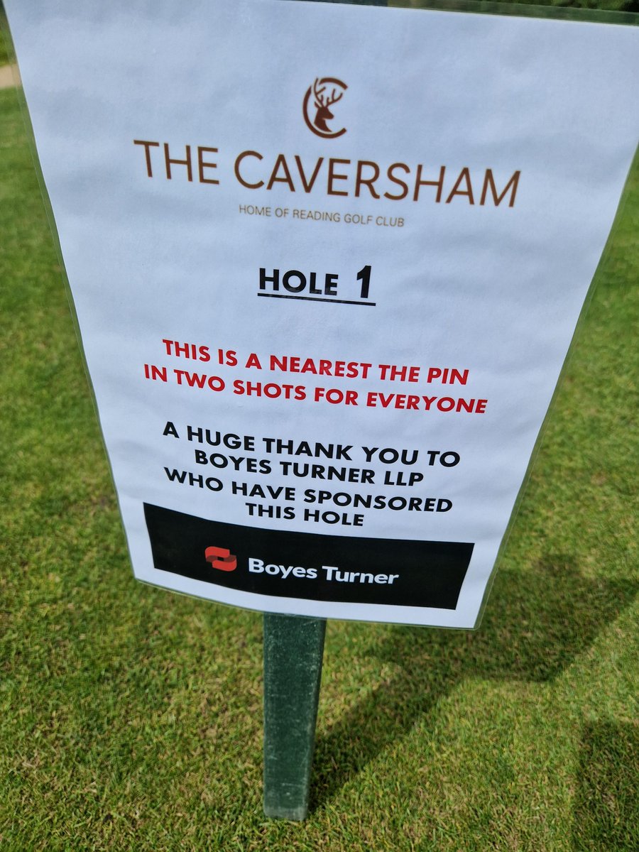 The Reading Golf Club charity day was a great success. 

Kerry Pardoe, Conveyancing Executive, helped raise £1,462, adding to the approximate £7,000 raised in total for Reading Family Aid. 

Read more on Boyes Turner's charity efforts: ow.ly/COnC50PzhTu 
#fundraising