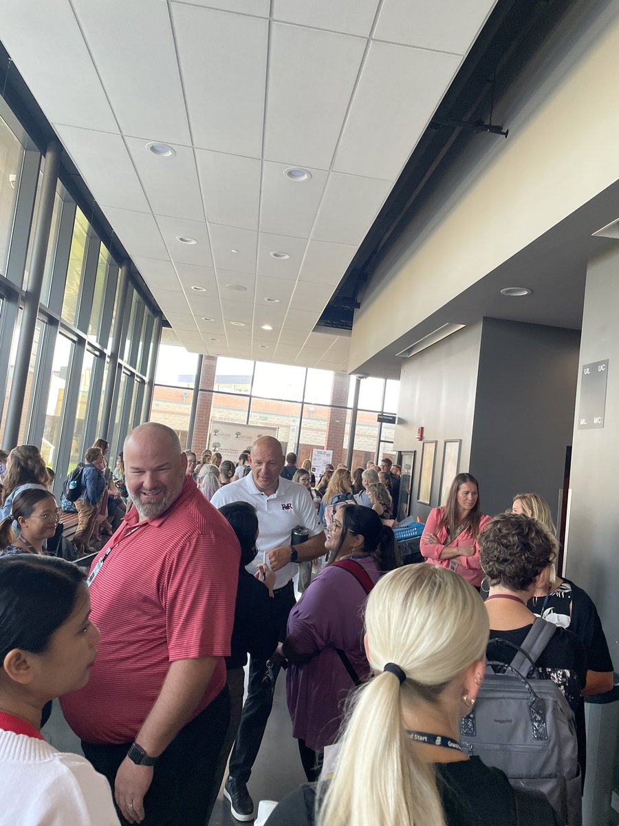 chaaven's tweet photo. Great conversations were taking place @RRHSactivities Performance Hall this morning at the @GFSchools New Certified Staff Workshop. #GFPS #Welcome #GFisCooler https://t.co/GK60TalN3s