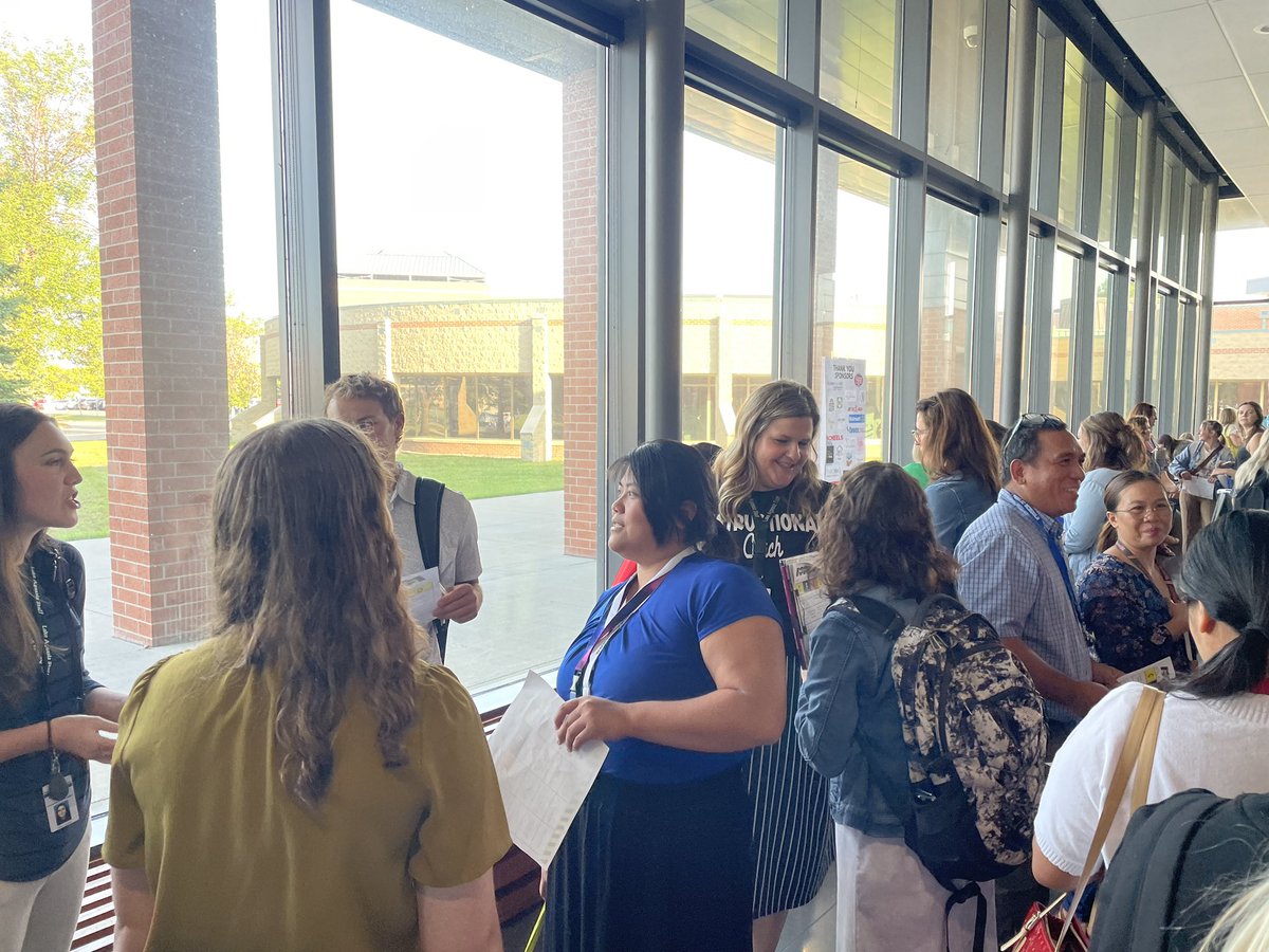 chaaven's tweet photo. Great conversations were taking place @RRHSactivities Performance Hall this morning at the @GFSchools New Certified Staff Workshop. #GFPS #Welcome #GFisCooler https://t.co/GK60TalN3s