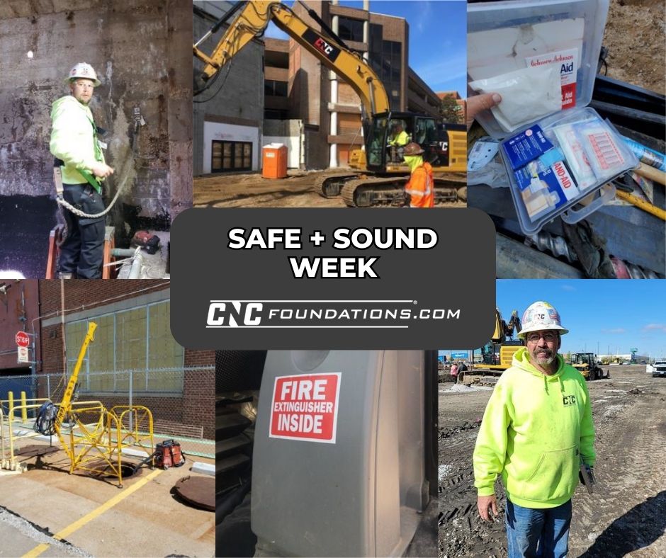 Last week was OSHA's #SafeAndSoundAtWork week and we wanted to thank all of our team members at CNC Foundations for always keeping SAFETY as the top priority!