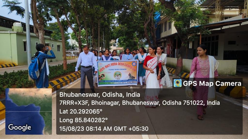 RdwuNss's tweet photo. To mark the glorious occasion of #77thIndependenceDay , NSS Unit II volunteers actively took part in the Prabhat Pheri programme organized by NSS Bureau of @RDWUniversity  on the theme “Meri Mati Mera Desh” as part of #AzadiKaAmritMahotsav . Happy Independence Day to y'all! ❤🇮🇳 https://t.co/kabPY5JkTw