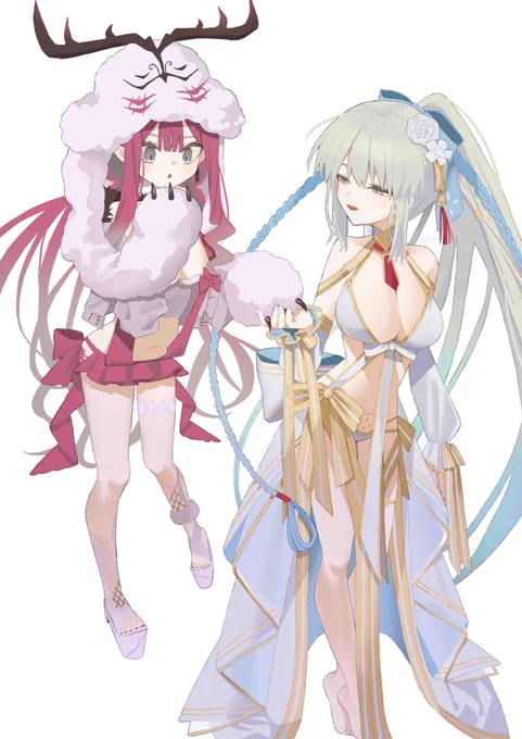 ケット・クー・ミコケルと水妃モルガン#FGO 