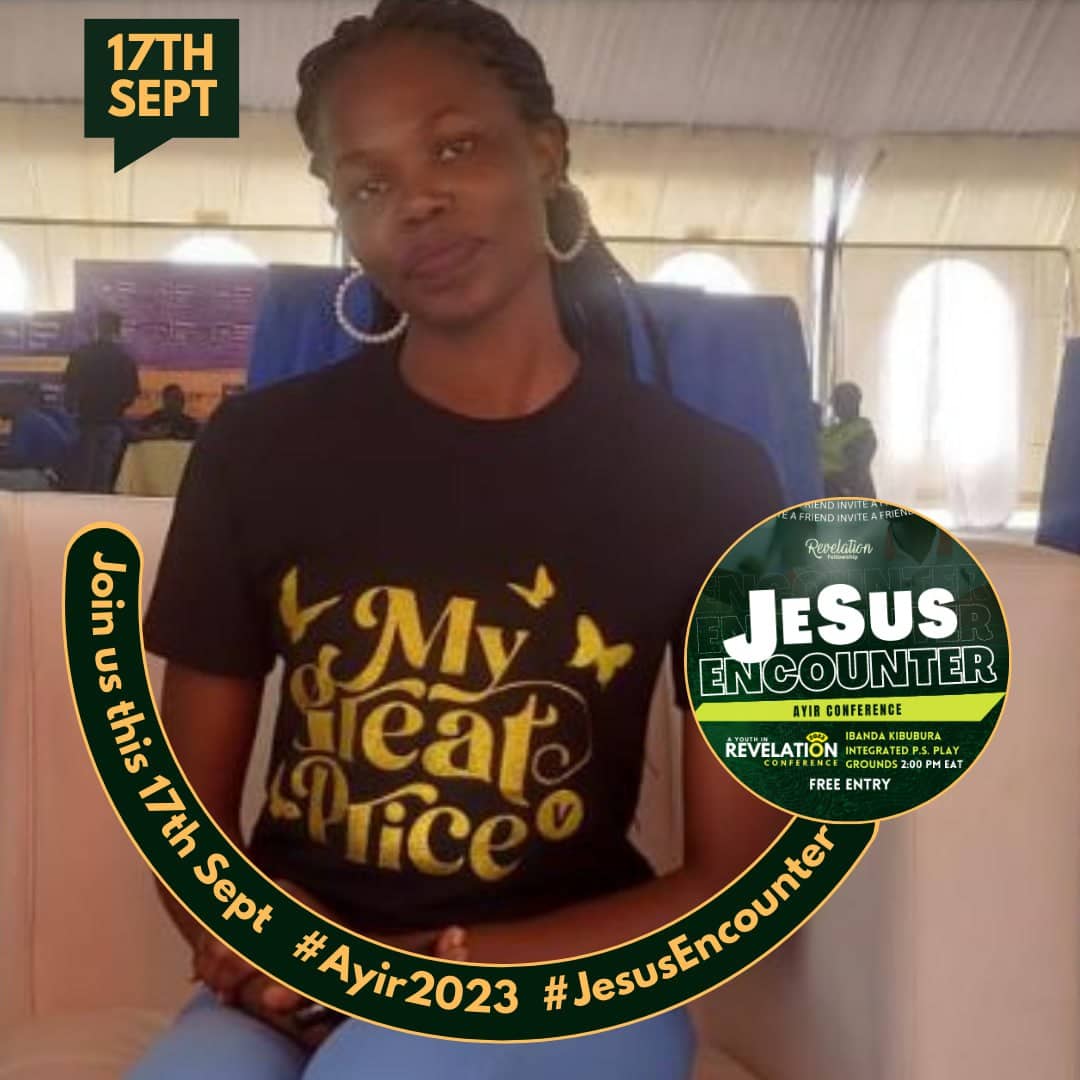 revelation375's tweet photo. Join us that the #Ayir2023 to #JesusEncounter like never before at the Ibanda Kibubura Integrated Primary school Play Grounds. On #17thSept
#RevelationFellowship https://t.co/pdSiJ46nW1