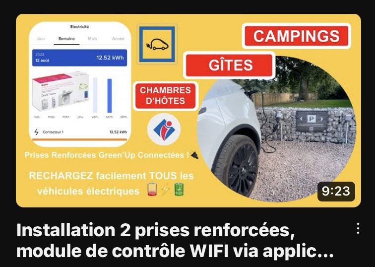 Nouvelle vidéo 
youtu.be/ksYGamu2Ckk

#rechargeplus 
#gitesdefrance 
#camping