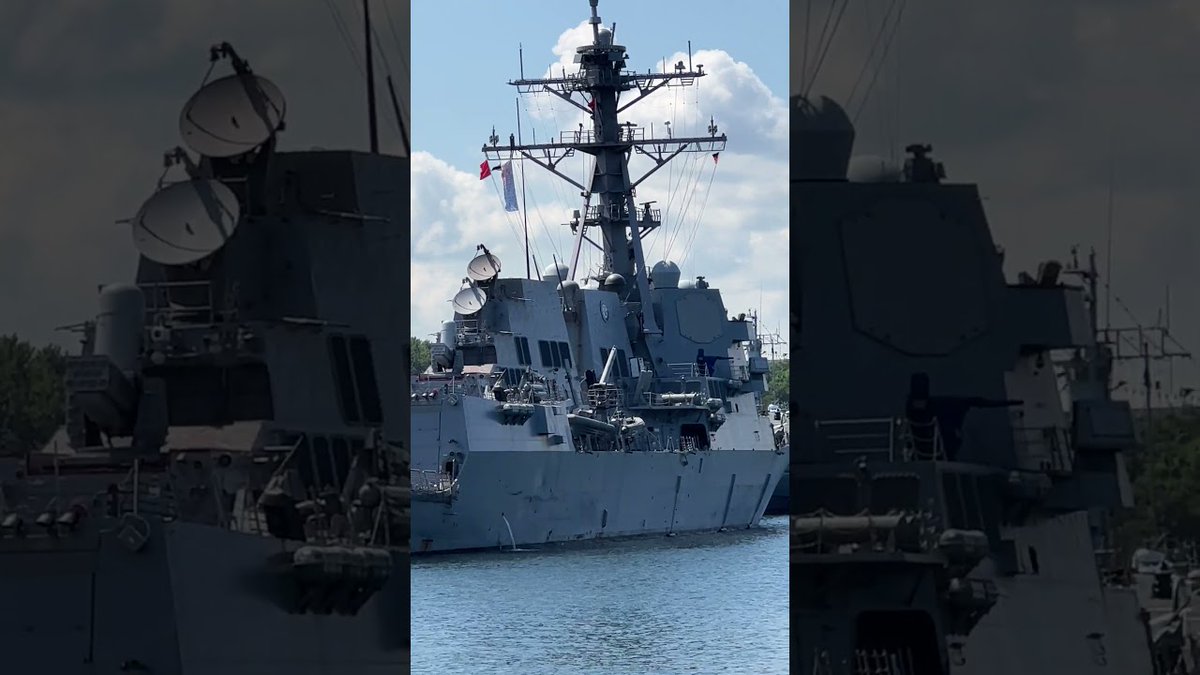 Video aus #Kiel: PAUL IGNATIUS (DDG-117) US Navy Zerstörer youtube.com/watch?v=FJkrDH… #YouTube #KielVideo