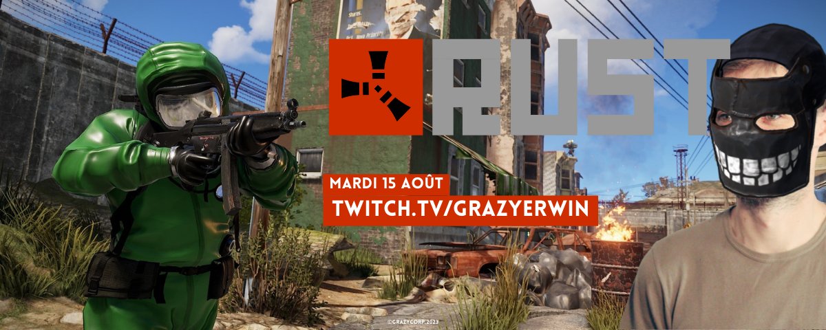 GrazyErwin's tweet image. On stream par ici : twitch.tv/grazyerwin 
#TeamPC