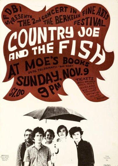 #CountryJoeandtheFish #CountryJoeMcDonald #MoesBooks #Psychedelia