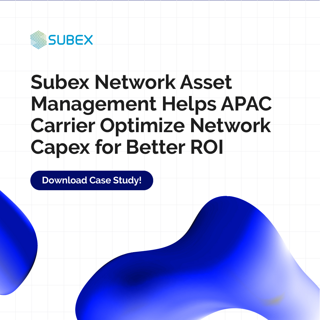 subex's tweet photo. Read the case study to know how Tier I operator utilized our Network Asset Management solution to identify and re-harvest assets, resulting in significant #Capex savings.

Download now! https://t.co/3syL6T1wQQ

#NetworkAssetManagement #NetworkTransformation #Telecom https://t.co/Tt1Vb7UhKX