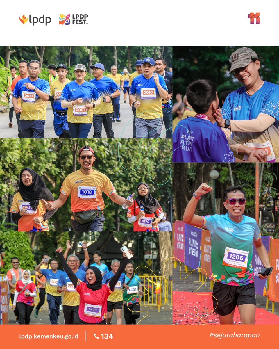 LPDP_RI's tweet photo. Pohon apa yang kamu bawa pulang setelah LPDP Plant A Tree Run lalu? Sudahkah kamu menamnya #LPDPrens?
#LPDPFest #EnliveningIndonesia #AdvancingTheNation #LPDP #DiriuntukNegeri #UangKita #SejutaHarapan https://t.co/yutkDN3FqU