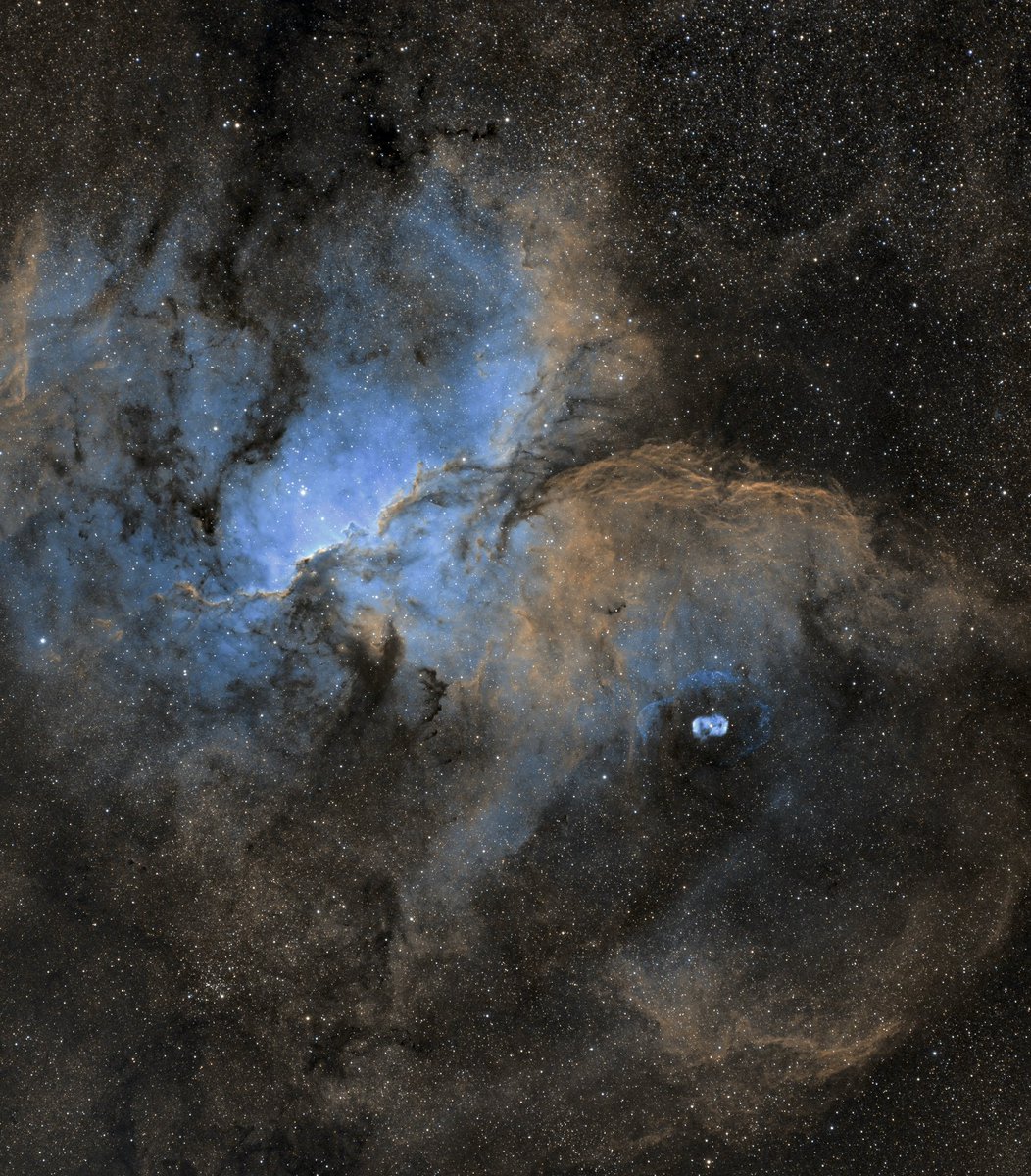 SLFJTweets's tweet photo. The Dragons of Ara

Taken from my backyard in New Zealand on Friday night.
36x10min exposures
SHO version on left and HOO right

#astrophotography #dragons #space #spacecat #zwo #williamsoptics https://t.co/MCWb0bBBg2