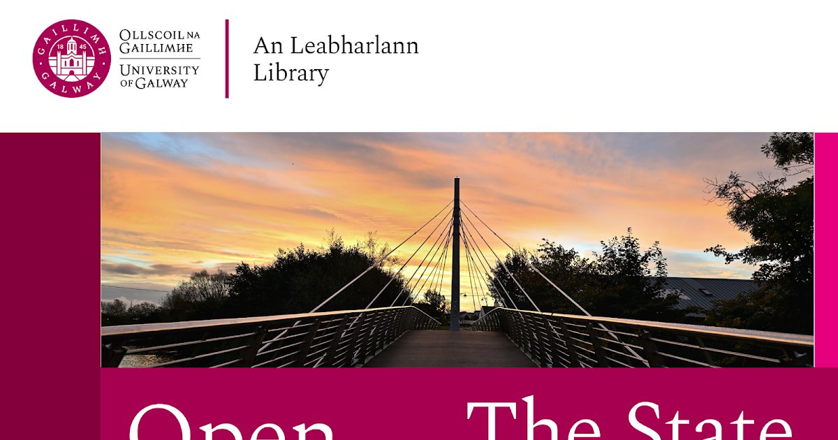 University of Galway Library tweet media