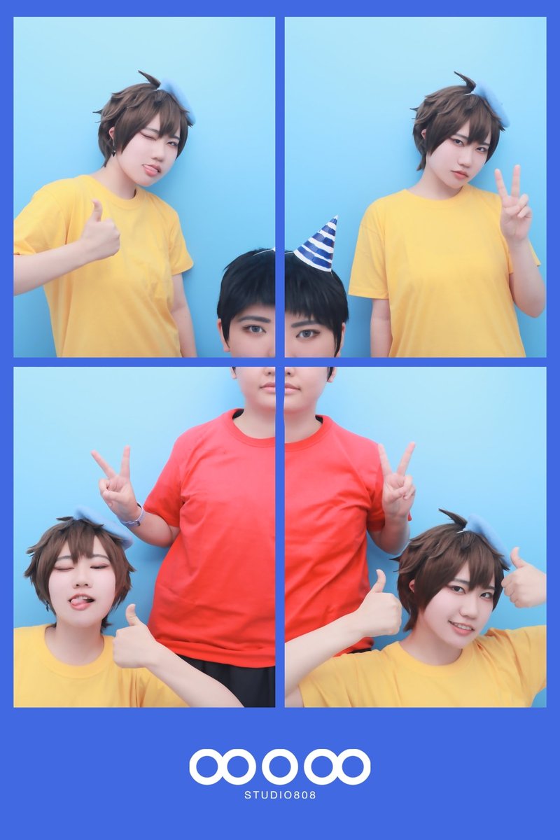 R_LA_'s tweet image. &quot;지상고 패트와 매트&quot;

패트상호 @R_LA_
매트다은 @AR__cos 

#GARBAGETIME #가비지타임