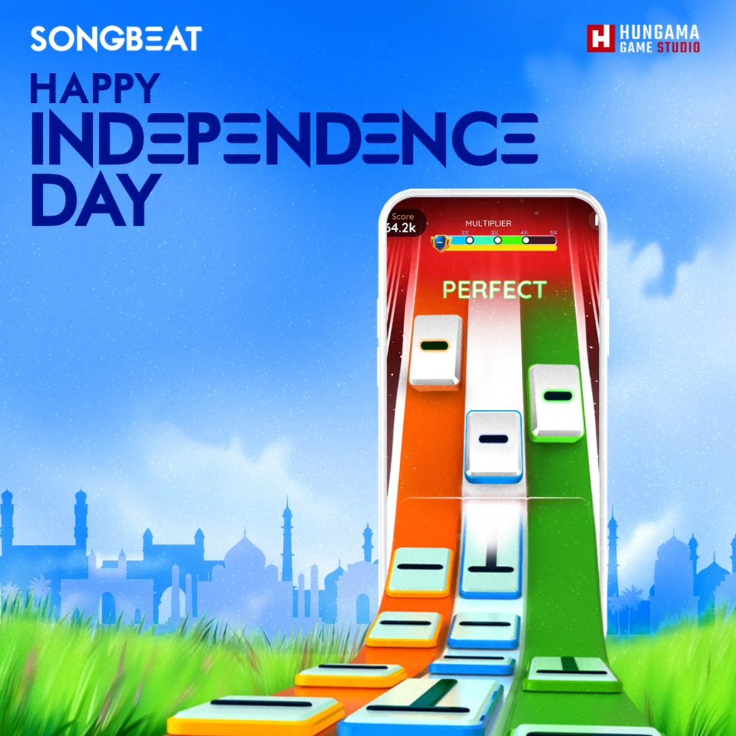 vroovygames's tweet photo. Hungama Game studio Wishes you a very Happy Independence Day 🇮🇳
.
.
.
#music #india #musicislife #music24/7 #gamefreak #gamechangers #trendingsongs #hits #songbeat #wednesday #gamers #songs #india #independanceday #77thindependence #tuesdaymood https://t.co/ac33N5vkh7