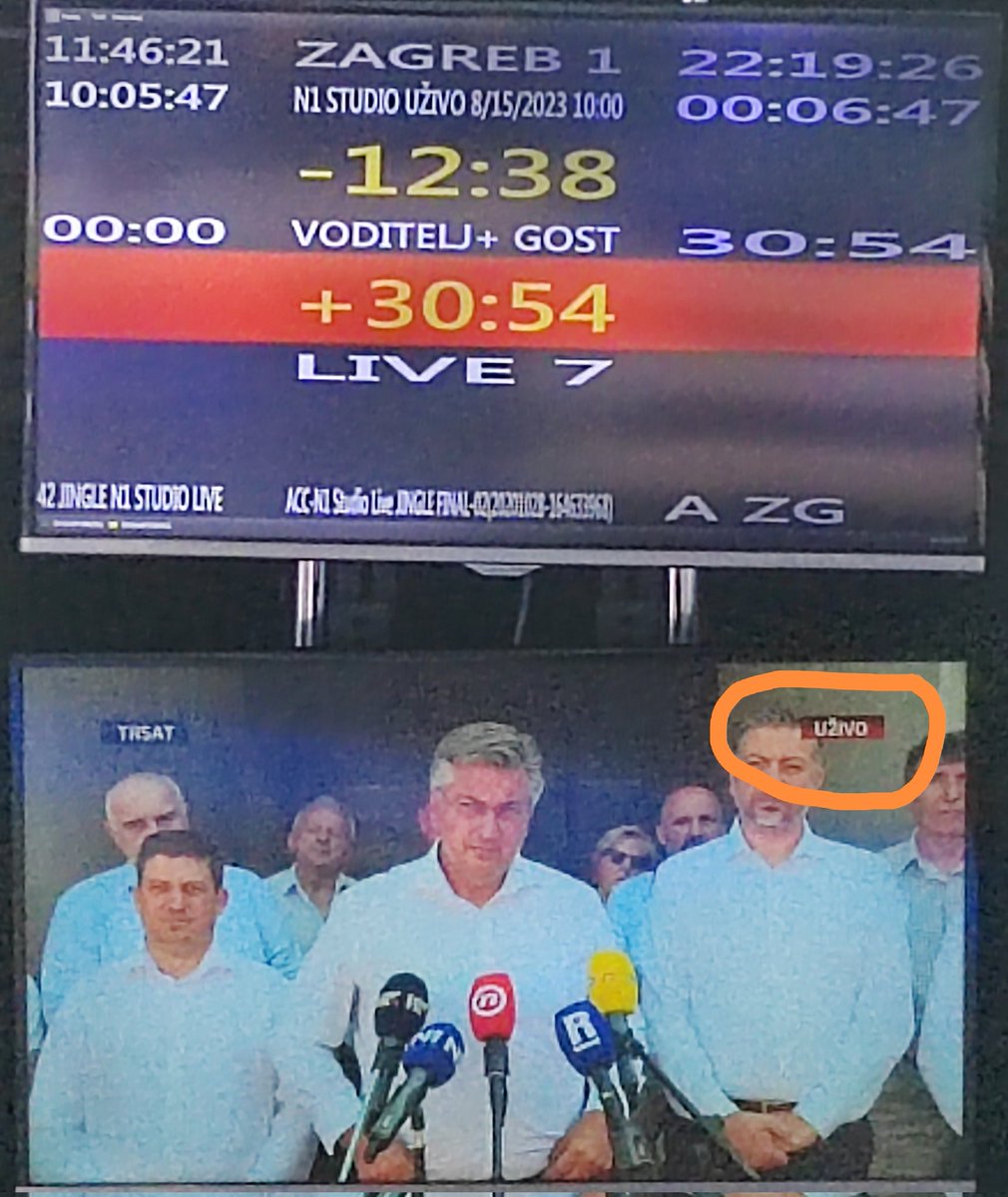 Pa vi <a href="/RankoStojanac/">Ranko Stojanac</a> znate da sam ja sasvim različit od Milanovića, zna to i vaša redakcija al neće prenijeti. Kaže to premijer <a href="/AndrejPlenkovic/">Andrej Plenković</a> u prijenosu #UŽIVO #LIVE <a href="/N1Hrvatska/">N1 Hrvatska</a>.
🫣 #mediji #sloboda #demokracija #SamoOdgovoriteNaPitanje