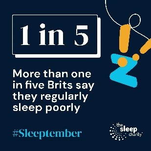 We all need good quality sleep but more than 1 in 5 Brits say they regularly sleep poorly. @TheSleepCharity can help you understand more about sleep and how to nip sleep issues in the bud before they become major problems 
👉 bit.ly/3qzXuXv
#Sleeptember #knowyoursleep