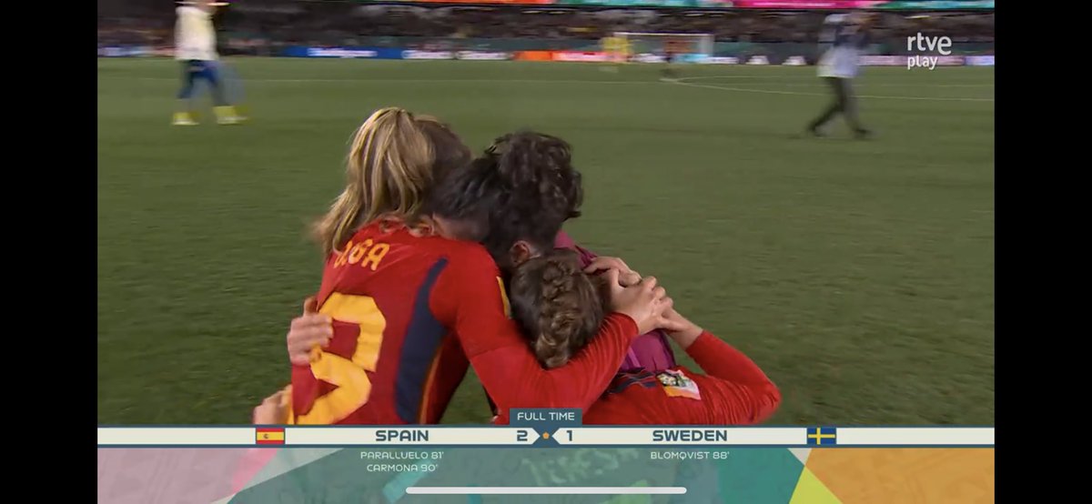 mjsanchezrubio's tweet photo. ‼️Enhorabuena a la selección española de fultol femenino‼️
Han pasado a la FINAL de #MundialFemenino2023
Bravisimas‼️‼️‼️‼️👏👏👏
 #MujeresDeportistas 
#futbolfemenino
@SEFutbolFem https://t.co/fYyzLR6jzc