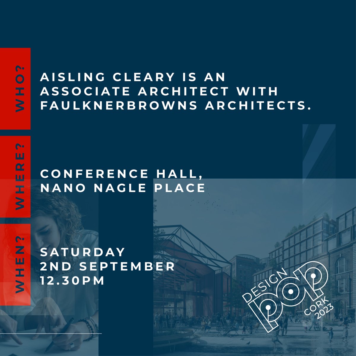Introducing Aisling Cleary 👏 Aisling Cleary is an associate architect with Faulknerbrowns Architects with over 9 years experience in the industry! We are so excited to have Aisling on board for the years Design POP. Secure your tickets today: eventbrite.ie/e/design-pop-2…