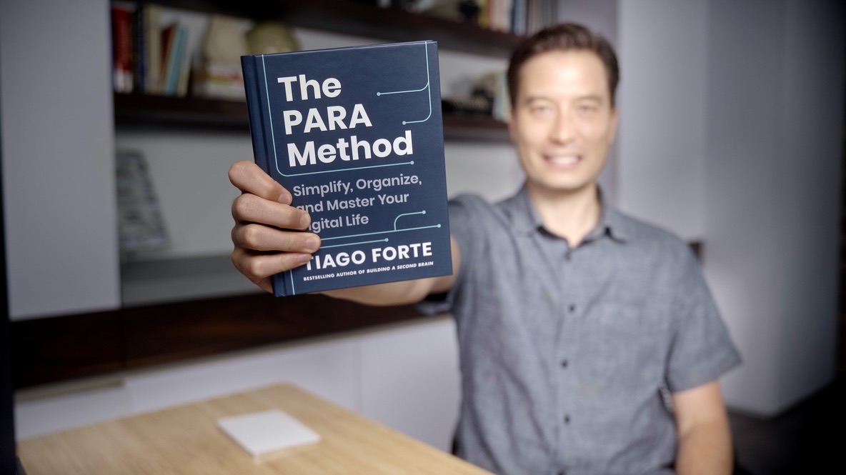 My new book is here 🎉  

The PARA Method is my simple, intuitive system to help you find any information right when you need it
