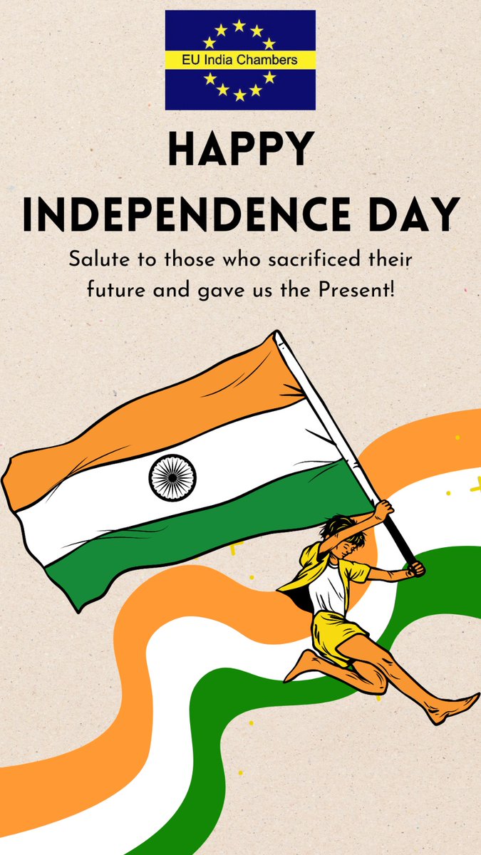 Happy 77th Independence day!

#HappyIndependenceDay #IndependenceDay2023 #EUIndia #IndependenceDayIndia