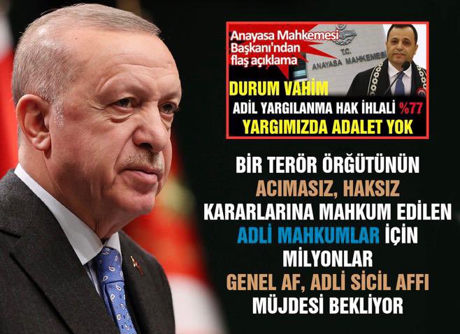AÇIK CEZAEVLERİ SİSTEM KİLİT!
DOSYA YÜKÜ ÇOK FAZLA!
DS BÜROLARI AYRI YOĞUNLUKTA!! 

GEÇMİŞTEN HATALI YARGILAMALAR VAR!
YARGIDAN FETÖ GEÇMİŞ! 
NEYİ BEKLİYORSUNUZ?
<a href="/RTErdogan/">Recep Tayyip Erdoğan</a>

DÜZENLEME ADİL DEĞİL AF GEREKLİ
ADLİ MAHKUMUN TAMAMINA

Mahkumlara 100yılAffı 
<a href="/yilmaztunc/">Yılmaz TUNÇ</a>